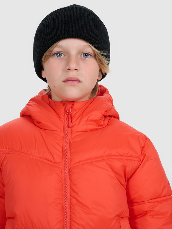 4F 4F Kurtka puchowa OUTERWEAR Czerwony Regular Fit