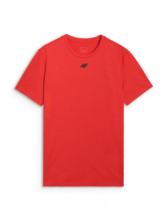 4F 4F Koszulka techniczna MULTI ACTIVE Czerwony Regular Fit