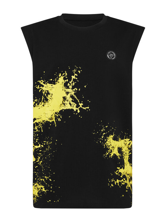 Plein Sport Plein Sport Tank top 28361 Czarny Regular Fit