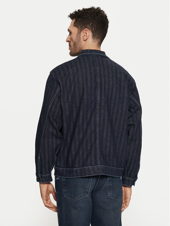 Mustang Mustang Giacca di jeans Monowi 1015900 Blu scuro Boxy Fit