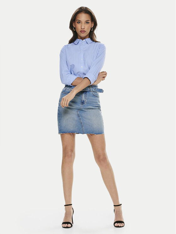 JDY JDY Košeľa Mio 15149877 Modrá Regular Fit