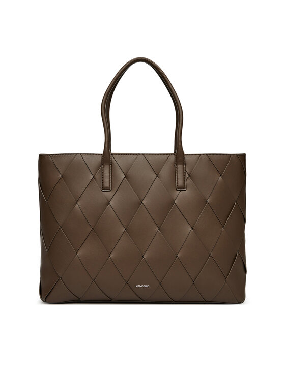 Calvin Klein Calvin Klein Torbica Ck Woven Medium Shopper K60K612994 Smeđa