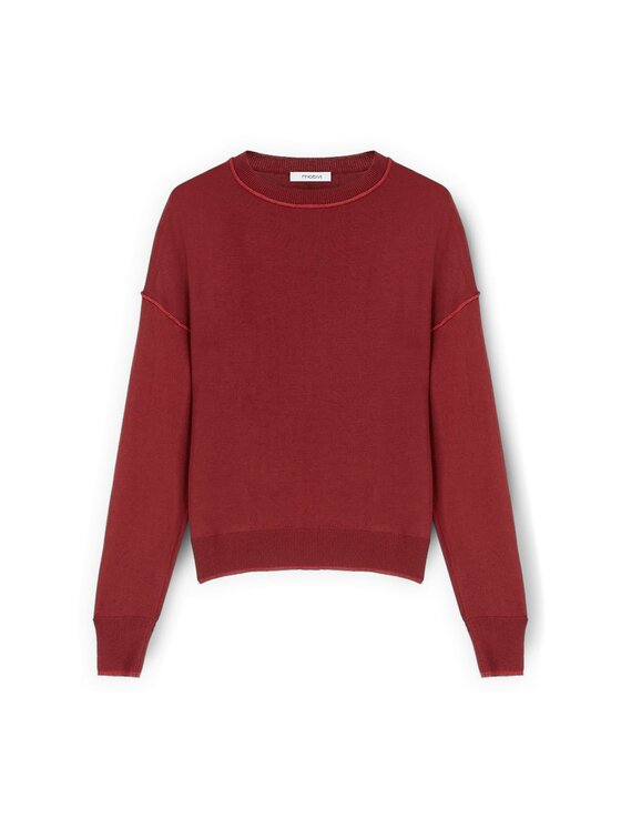 Motivi Motivi Maglione M385W003469N036 Bordeaux Regular Fit