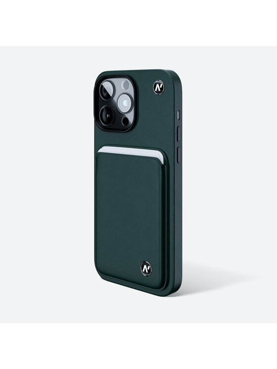 napo gloves napo gloves Etui na karty kredytowe iPhone 13, 14, 15, 16 Zielony