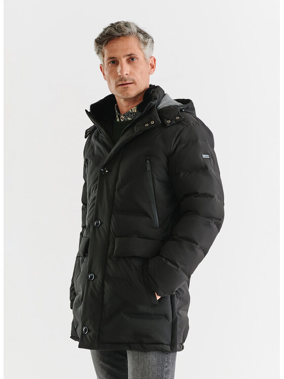 Pako Lorente Pako Lorente Kurtka puchowa P23WF-5X-001 Czarny Classic Fit