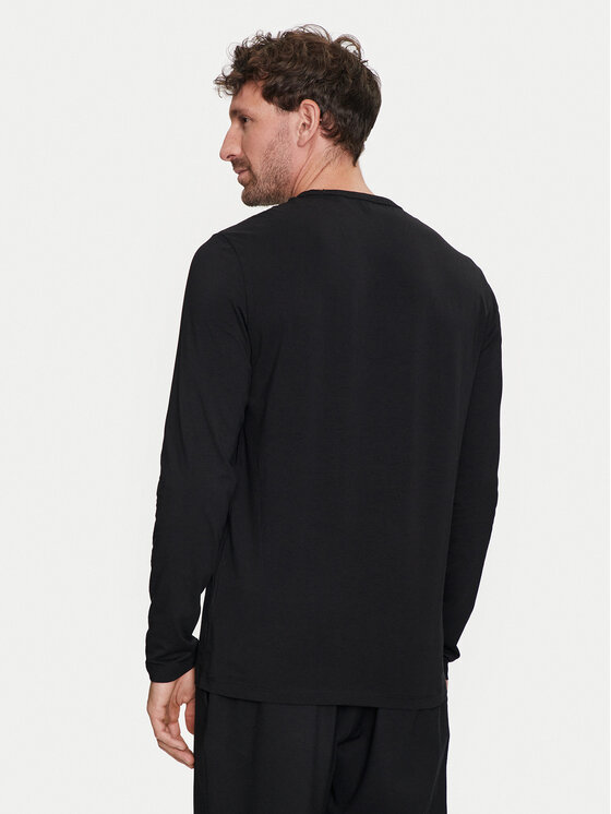 Guess Guess Longsleeve M4YI33 J1314 Чорний Slim Fit