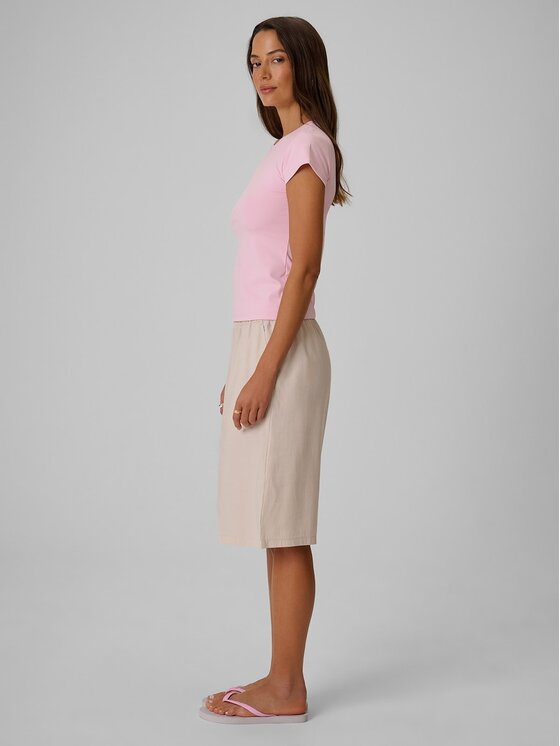 4F 4F Szorty materiałowe 4FRSS26TSHOF0936-12S Biały Relaxed Fit