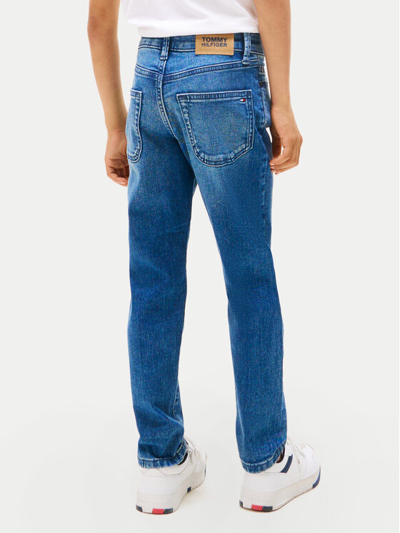 Tommy Hilfiger Tommy Hilfiger Džinsai Modern KB0KB10019 Mėlyna Straight Fit