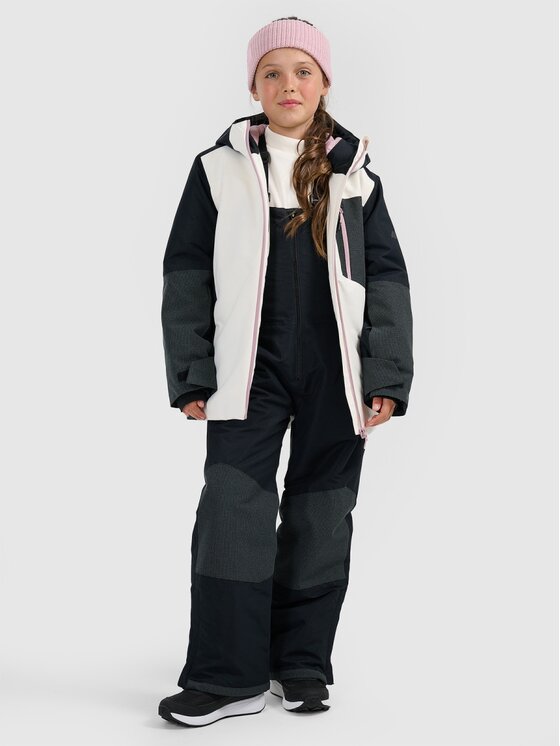 4F 4F Kurtka snowboardowa 4FJRAW25TTJAF1060-11S Biały Regular Fit