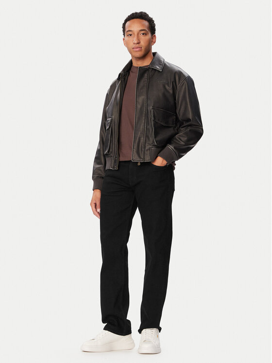 Guess Jeans Guess Jeans Jeans M6BA1B D1832 Schwarz Straight Leg