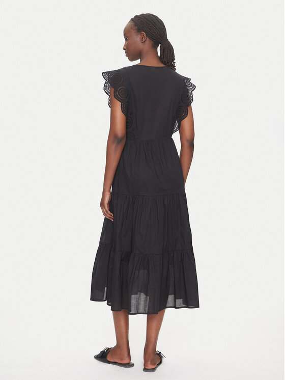 JDY JDY Φόρεμα καλοκαιρινό Sara 15350748 Μαύρο Regular Fit