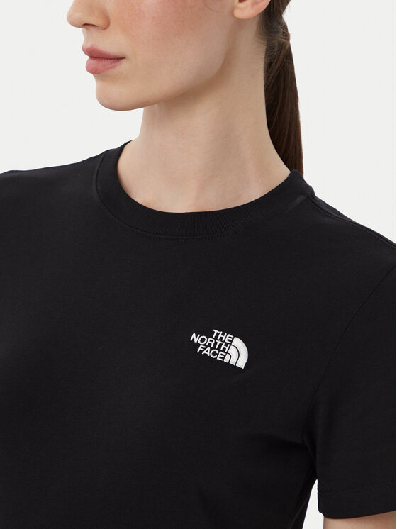 The North Face The North Face Marškinėliai Evolution Simple Dome Slm NF0A8FX7 Juoda Regular Fit