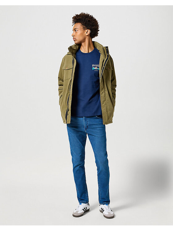 Wrangler Wrangler T-shirt 112357262 Blu scuro Regular Fit