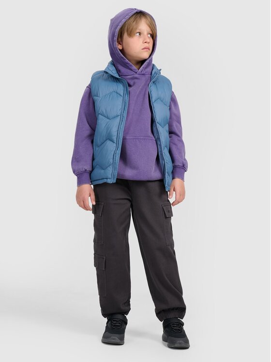 4F 4F Smanicato 4FJRAW25TVJAM325-32S Blu scuro Regular Fit