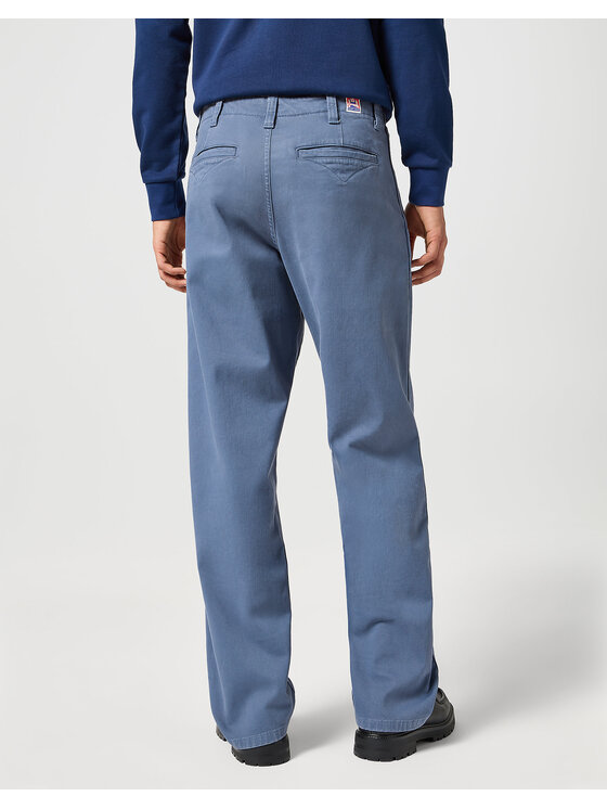 Wrangler Wrangler Chinosy CASEY JONES CHINO Niebieski Regular Fit