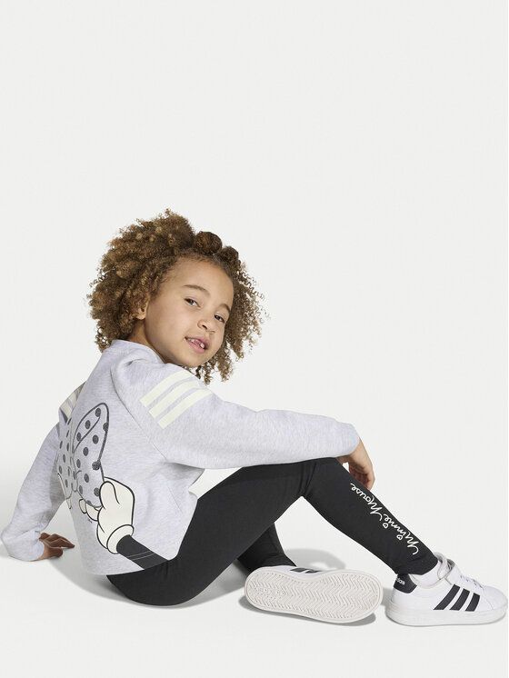 adidas adidas Σετ μπλουζάκι και κολάν Disney Minnie Mouse Jogger KG6143 Γκρι Regular Fit