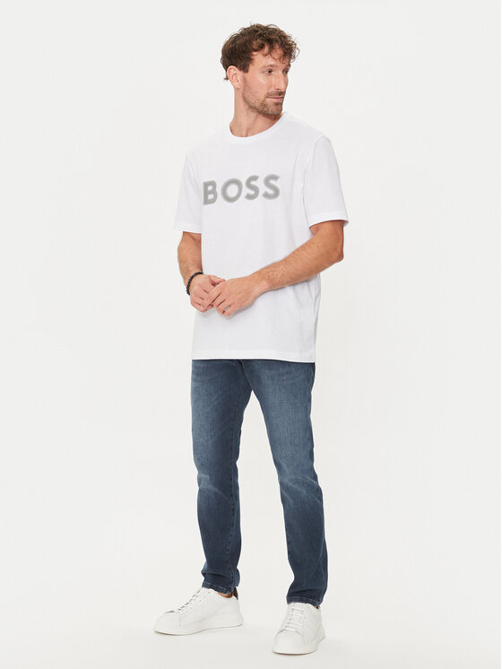 BOSS Boss Majica Tee 1 50512866 Bela Regular Fit