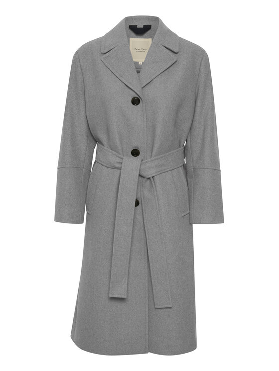 Part Two Part Two Wollmantel Charlotte 30307776 Grau Regular Fit