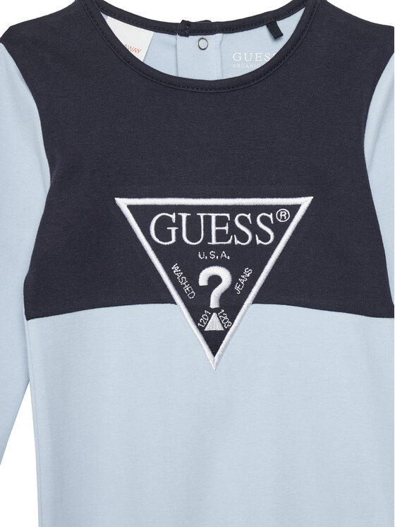 Guess Guess Salopetă H5YW07 KA6W4 Albastru celest