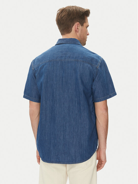 Calvin Klein Jeans Calvin Klein Jeans džínová košile J30J327178 Modrá Regular Fit