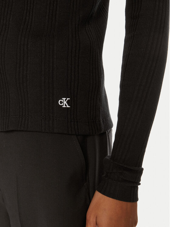 Calvin Klein Jeans Calvin Klein Jeans Ζακέτα Variegated J20J223550 Μαύρο Slim Fit