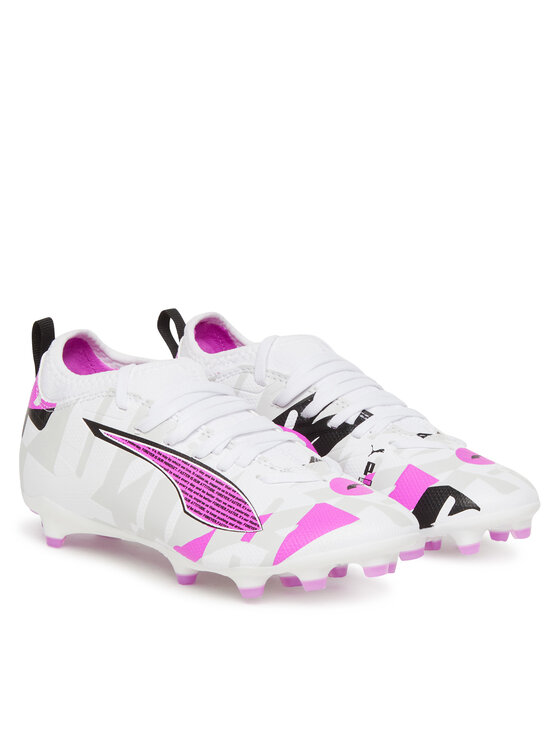 Puma Puma Ghete pentru fotbal Ultra 5 Match Forever Fg/Ag Jr 108413 01 Alb