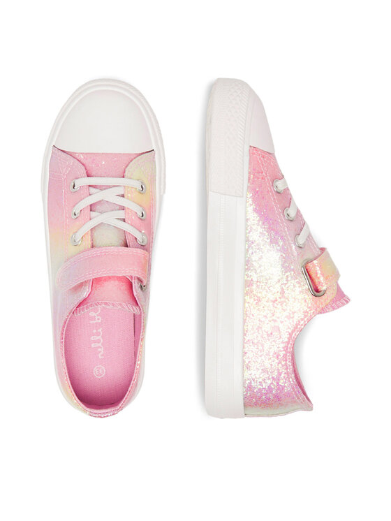 Nelli Blu Nelli Blu Sneakers aus Stoff CF2420-8 Rosa