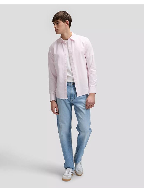 Lee Lee Koszula SHIRT Różowy Regular Fit