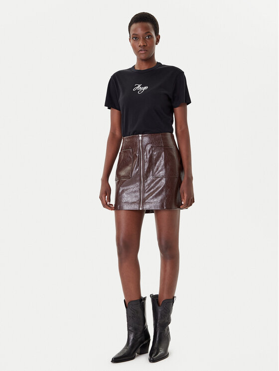 HUGO HUGO T-shirt Destrel_3 50550117 Crna Regular Fit