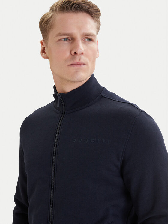 Bugatti Bugatti Sweatshirt 8750-15070E Dunkelblau Regular Fit