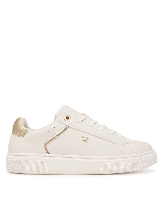 Tommy Hilfiger Tommy Hilfiger Sneakersy Low Cut Lace-Up T3A9-34248-1355 D Biela