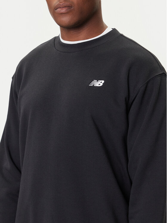 New Balance New Balance Majica dugih rukava Small Logo MT41507 Crna Relaxed Fit