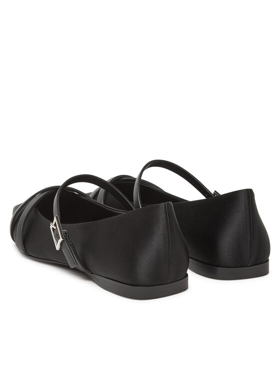 Max Mara Max Mara Półbuty Satinflat 2514521272600 Czarny