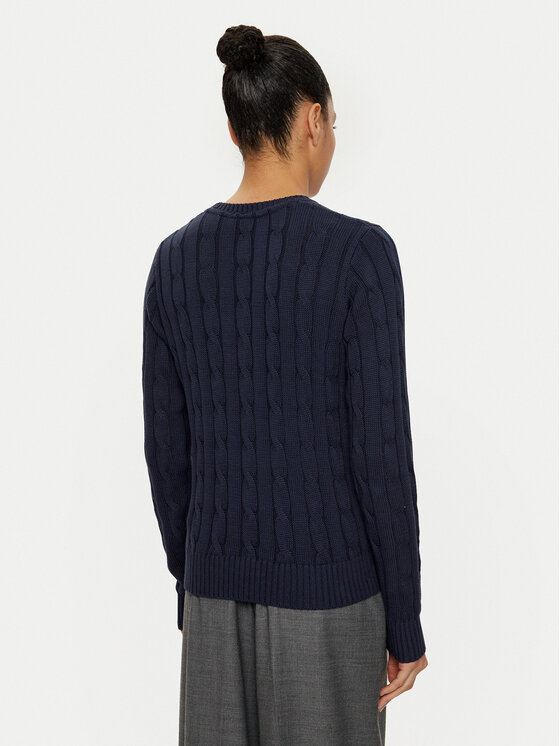 U.S. Polo Assn. U.S. Polo Assn. Sweter WUP0398 Granatowy Regular Fit
