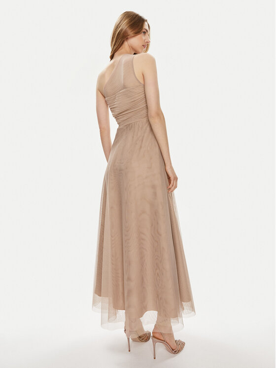 Kontatto Kontatto Abendkleid SU308 Beige Regular Fit