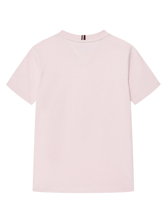 Tommy Hilfiger Tommy Hilfiger T-Shirt KS0KS00594 Różowy Regular Fit