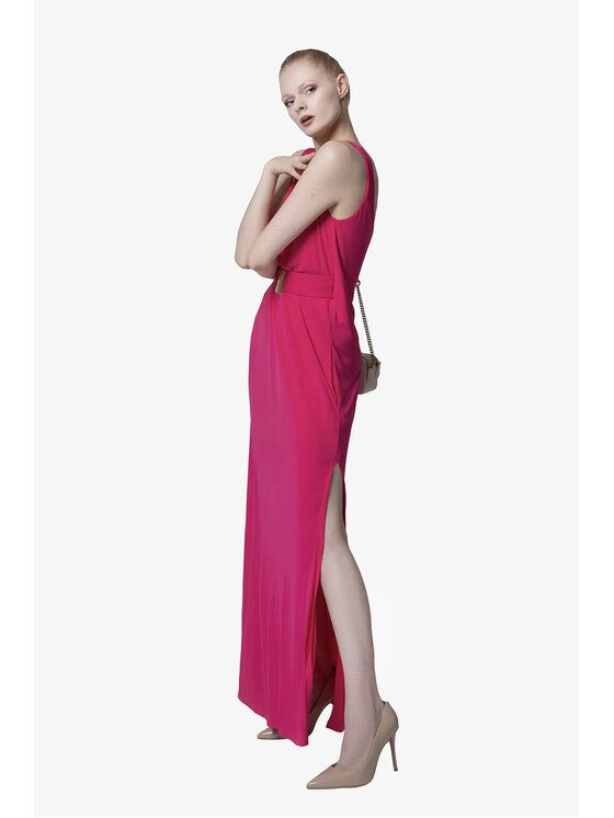 PINKO PINKO Sukienka wieczorowa Cabreo Różowy Regular Fit