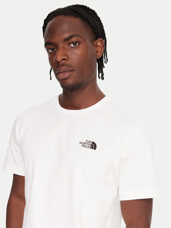 The North Face The North Face T-Shirt Half Dome Photo NF0A8EE9 Weiß Regular Fit