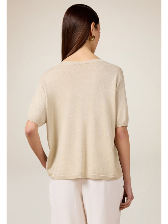 Oltre Oltre Cardigan M296J005031N012 Écru Regular Fit