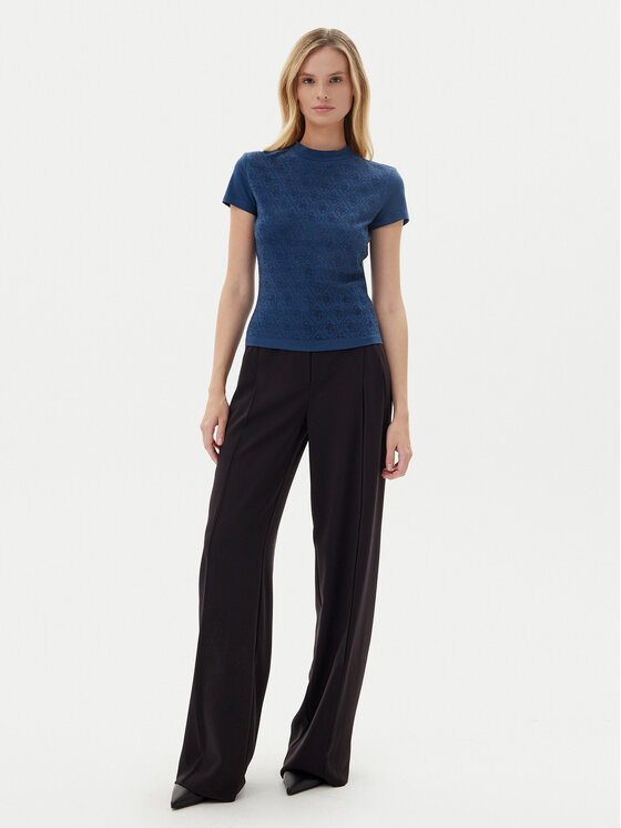 Guess Guess Tričko W4BI26 J1314 Tmavomodrá Slim Fit