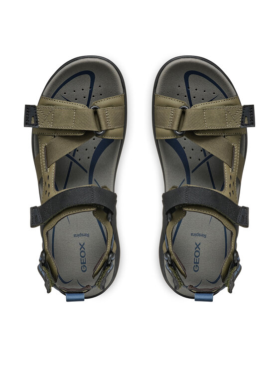 Geox Geox Sandały U Terreno + Grip U4550B 011EK C3009 Khaki