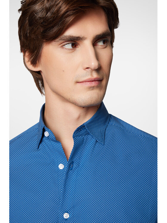Próchnik Próchnik Koszula PM40 KO073224000037 Niebieski Slim Fit