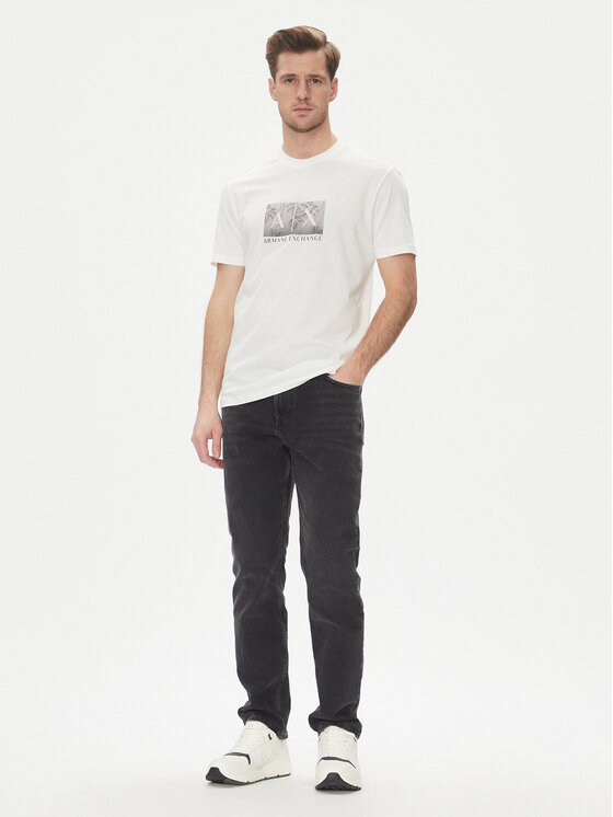 Armani Exchange Armani Exchange Majica XM000555 AF10358 U0009 Bela Regular Fit