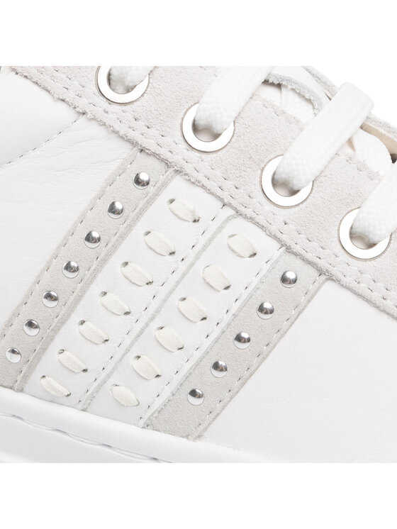 Geox Geox Sneakersy D Pontoise DD02FED 085BN C0007 Biały