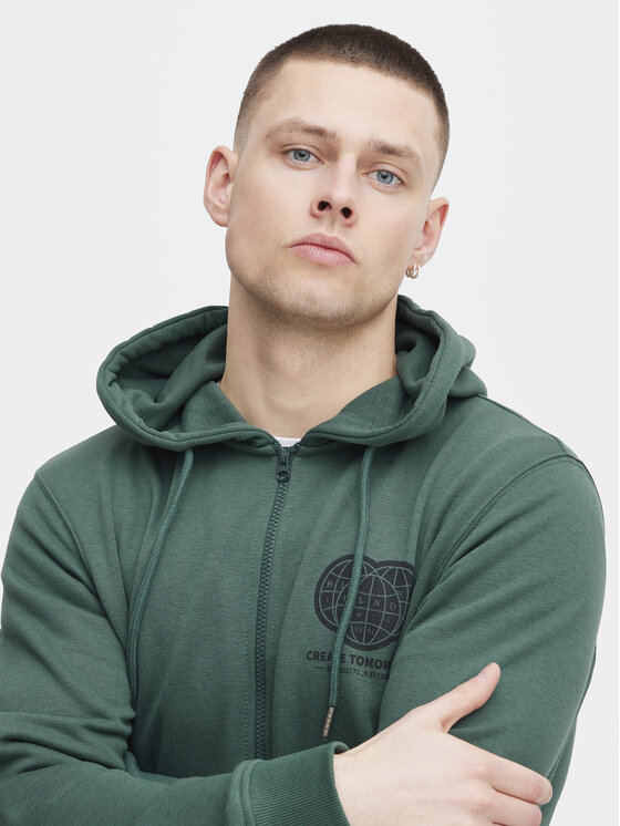 Blend Blend Felpa 20716874 Verde Regular Fit