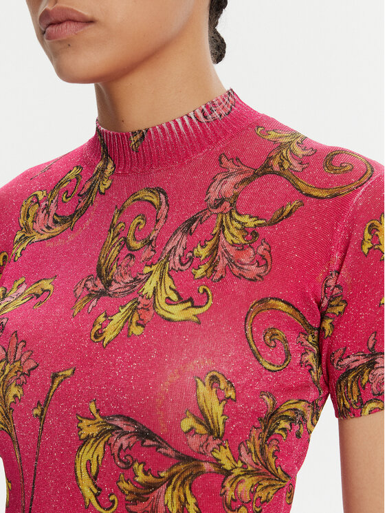 Versace Jeans Couture Versace Jeans Couture Pullover 78HAFM07 Rosa Slim Fit