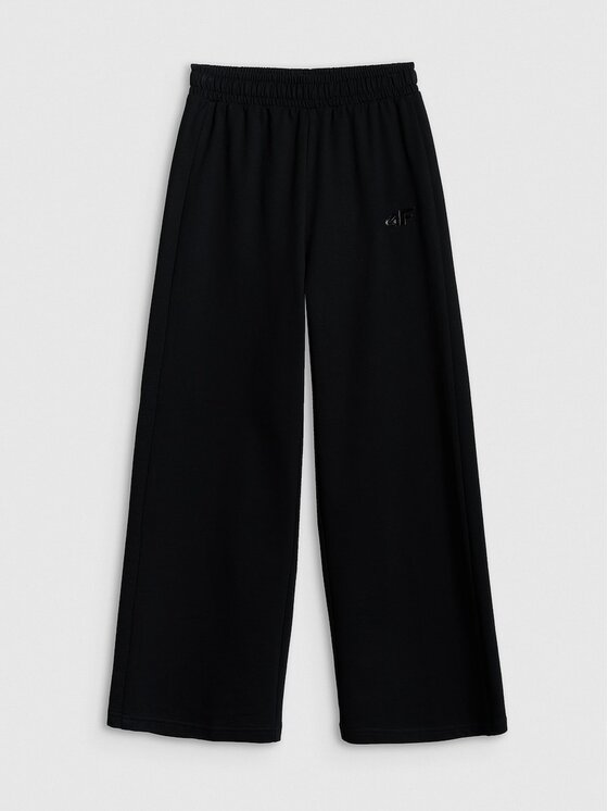 4F 4F Pantaloni da tuta 4FJRSS26TTROF1918-20S Nero Regular Fit