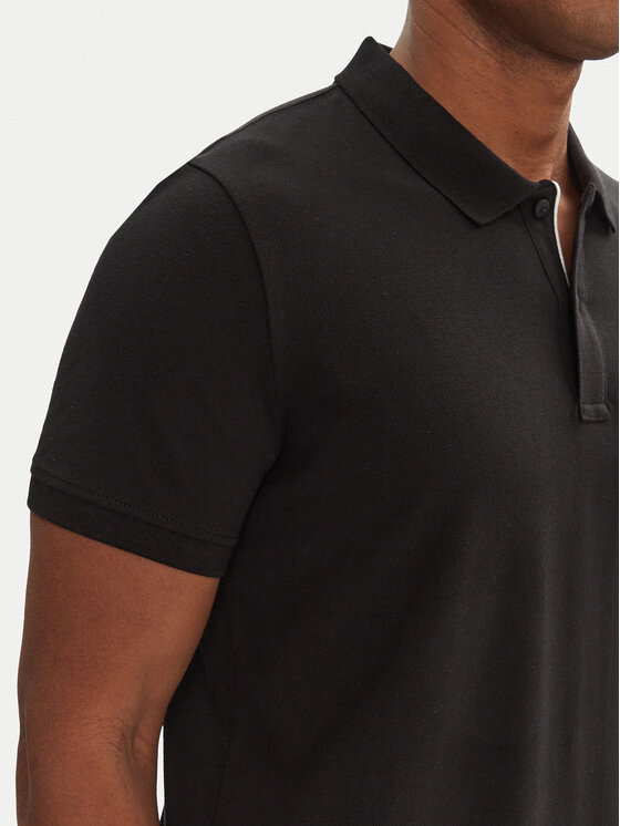 Tommy Jeans Tommy Jeans Polokošeľa DM0DM20676 Čierna Slim Fit