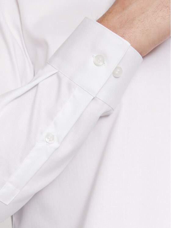 Calvin Klein Calvin Klein Πουκάμισο K10K108426 Λευκό Slim Fit