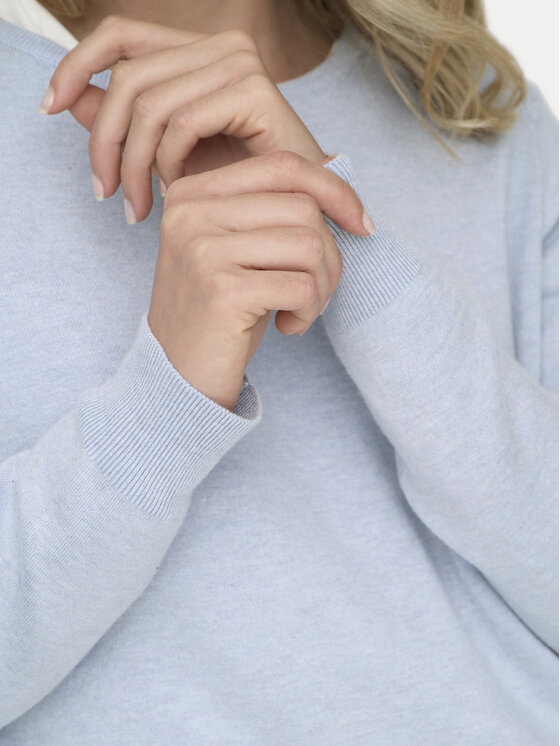 ONLY ONLY Pullover Venice 15333989 Himmelblau Regular Fit